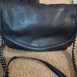 Aimee Kestenbero Black Leather Shoulder Bag